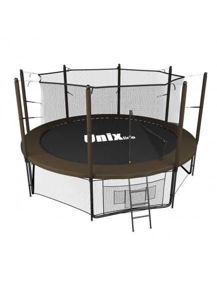 Батут UNIX line 12 ft Black&Brown (inside) Батут UNIX line 12 ft Black&Brown (inside)